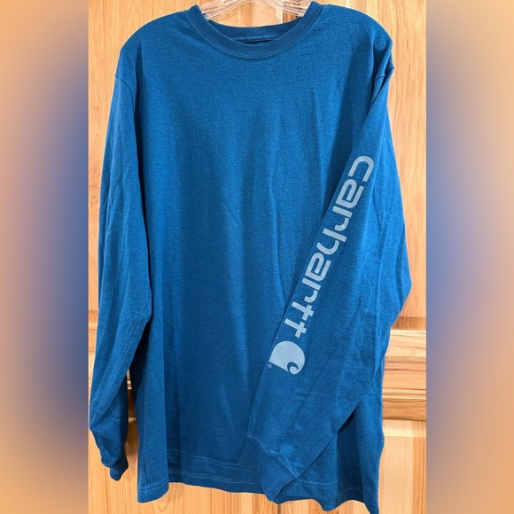 Carhartt Other - Carhartt Men's Blue Long Sleeve T-Shirt Outdoor Contemporary Relaxed Workwear
